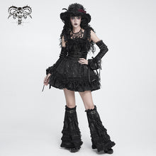 Load image into Gallery viewer, AS300 Gothic-style wild grain knit leg warmers