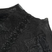 Load image into Gallery viewer, TT27901 Gothic Double Lace Mesh T-Shirt