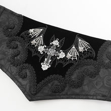 Load image into Gallery viewer, AS223 Gothic dark rose embroidered corset
