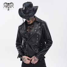 Load image into Gallery viewer, CT280 Punk-Style Faux Leather Short Jacket