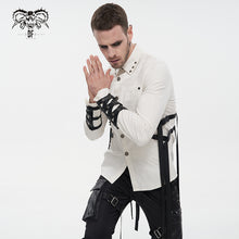 Load image into Gallery viewer, SHT08402 white Everyday Punk Long Sleeve Shirt
