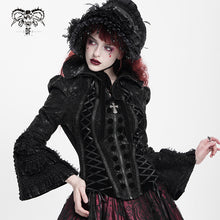 Load image into Gallery viewer, CT266 Gothic snakeskin leather short jacket