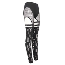 Load image into Gallery viewer, PT211 Ripped Knit Big Hole Mesh Leggings