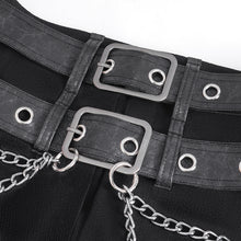 Load image into Gallery viewer, SKT204 Punk tasseled leather men kilt