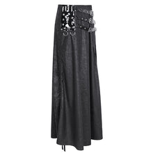 Load image into Gallery viewer, SKT196 Stretchy glazed leather high waist women's skirt