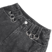 Load image into Gallery viewer, PT292 Punk-Style Distressed and Ripped Wide-Leg Pants