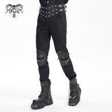 Load image into Gallery viewer, PT260 Punk brushed twill rubberized men's trousers
