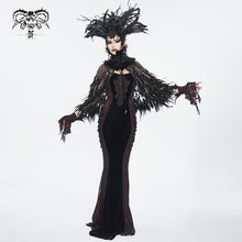 Load image into Gallery viewer, AS178 Gothic Feather Collar