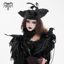 Load image into Gallery viewer, AS201 Black Gothic Women's Pirate Hat
