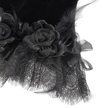 Load image into Gallery viewer, ECA013 Feather rose lace collar