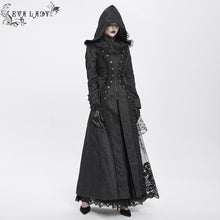 Load image into Gallery viewer, ECT021 paisley jacquard women long coat