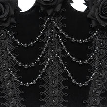 Load image into Gallery viewer, EAS04101 Black Bat-Wing-Opening Velvet Handbag