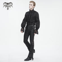Load image into Gallery viewer, SHT111 Gothic stand collar jacquard shirt
