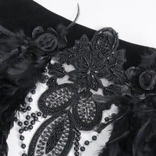 Load image into Gallery viewer, CA044 High collar long feather men collar