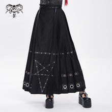 Load image into Gallery viewer, SKT241 Inverted five-pointed star punk horse face skirt