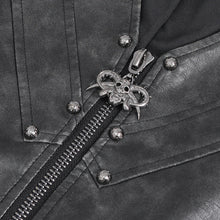 Load image into Gallery viewer, WT08601 hand brushed leather men vest