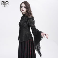Load image into Gallery viewer, TT27901 Gothic Double Lace Mesh T-Shirt