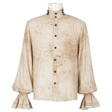 Load image into Gallery viewer, SHT112 tie-dye jacquard detachable tie shirt
