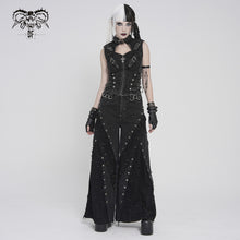 Load image into Gallery viewer, PT292 Punk-Style Distressed and Ripped Wide-Leg Pants