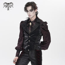 Load image into Gallery viewer, WT10301 Gothic-Patterned Leather Short Vest