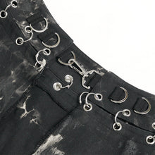 Load image into Gallery viewer, SKT248 Punk Tie-Dyed Woven Skirt