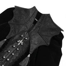 Load image into Gallery viewer, CT277 Gothic Bat-Wing Stand-Collar Tailcoat