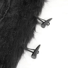Load image into Gallery viewer, CT214 Small shawl fur collar hooded long coat