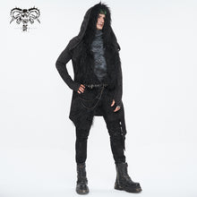 Load image into Gallery viewer, AS171 Dark wool hooded scarf