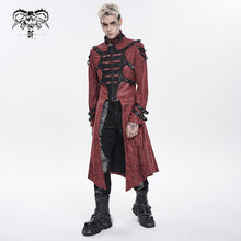 Load image into Gallery viewer, CT27902 Punk-Style Long Leather Coat with Hood