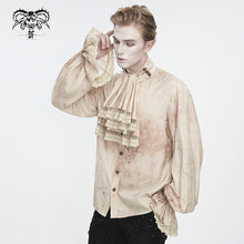 Load image into Gallery viewer, SHT112 tie-dye jacquard detachable tie shirt