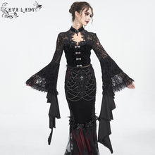 Load image into Gallery viewer, ECT014 Gothic women's one-piece long-sleeved short coat