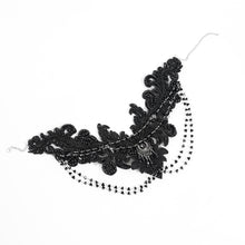 Load image into Gallery viewer, EAS030 Gothic Beaded Appliqued Chain Necklace