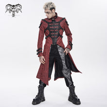 Load image into Gallery viewer, CT27902 Punk-Style Long Leather Coat with Hood