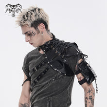 Load image into Gallery viewer, AS281 Punk-Style Glossy Leather Half-Shoulder Armor