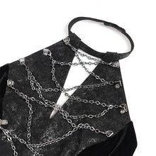 Load image into Gallery viewer, SKT238 Punk Velvet Snake Print Fishtail Long Dress