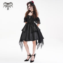 Load image into Gallery viewer, SKT21601 Cashew Jacquard puffy dress with suspenders