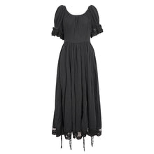 Load image into Gallery viewer, SKT194 Gothic gathered-front tunic dress