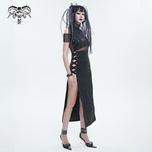 Load image into Gallery viewer, SKT170 Slant-breasted off-the-shoulder knitted midi dress