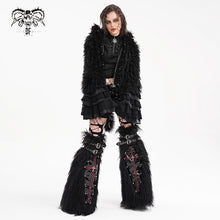 Load image into Gallery viewer, CT241 Fluffy rabbit ears hooded short jacket