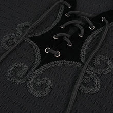 Load image into Gallery viewer, SHT086 Neckline hand-embroidery gothic men shirts