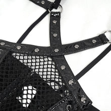 Load image into Gallery viewer, SX019 Punk bare-chested lace up sexy underwear jumpsuit