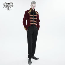 Load image into Gallery viewer, CT20802 wine Embroidered Stand Collar Tuxedo Men's Dress Jacket