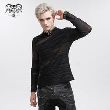 Load image into Gallery viewer, TT174 Men bandage effect knitted T-shirt