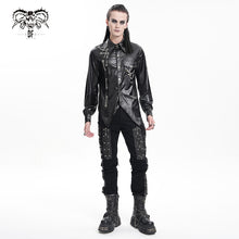 Load image into Gallery viewer, PT261 Punk side drawstring twill men's trousers