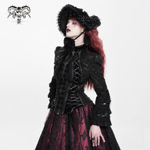 Load image into Gallery viewer, CT266 Gothic snakeskin leather short jacket