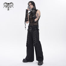 Load image into Gallery viewer, PT297 Side-Flap Bat-Wing Style Punk Wide-Leg Trousers