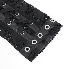 Load image into Gallery viewer, GE031 Skull mesh mid-length sleeves