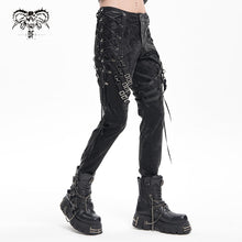Load image into Gallery viewer, PT264 Punk technical leather trousers