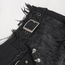 Load image into Gallery viewer, SHT102 leather matching webbing twill Sleeveless men's shirt