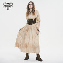 Load image into Gallery viewer, SKT185 V neck short sleeve waisted dress
